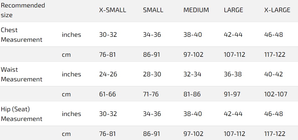 We'll help you find the perfect size through our Sizechart - Unified Nature